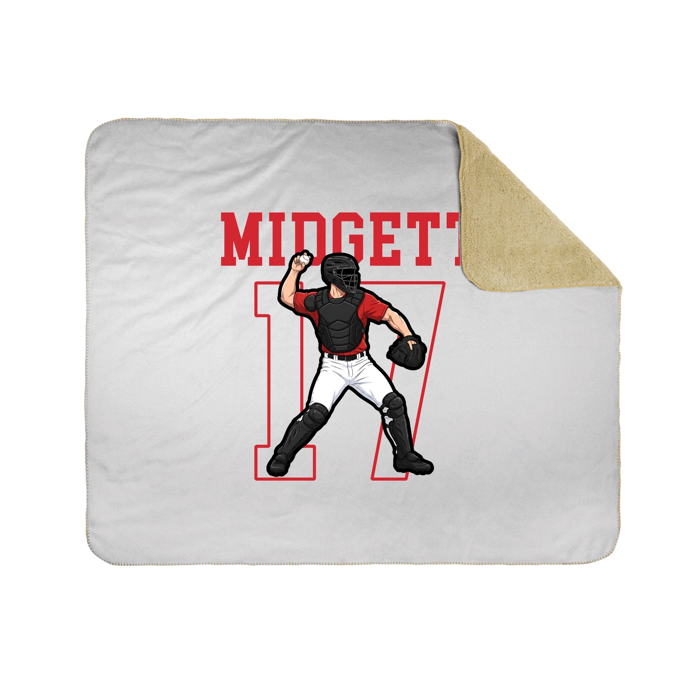 50x60 Sherpa Lined Throw Blanket