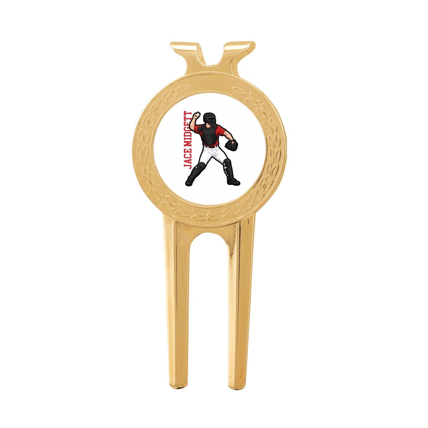 Divot Tool with Ball Marker — Name Vertical in Classic