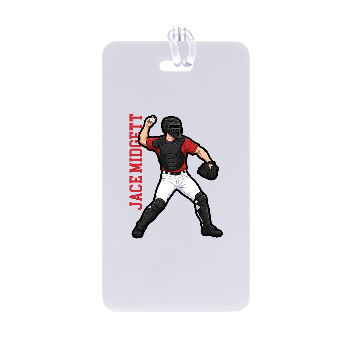 Bag Tag — Name Vertical in Classic