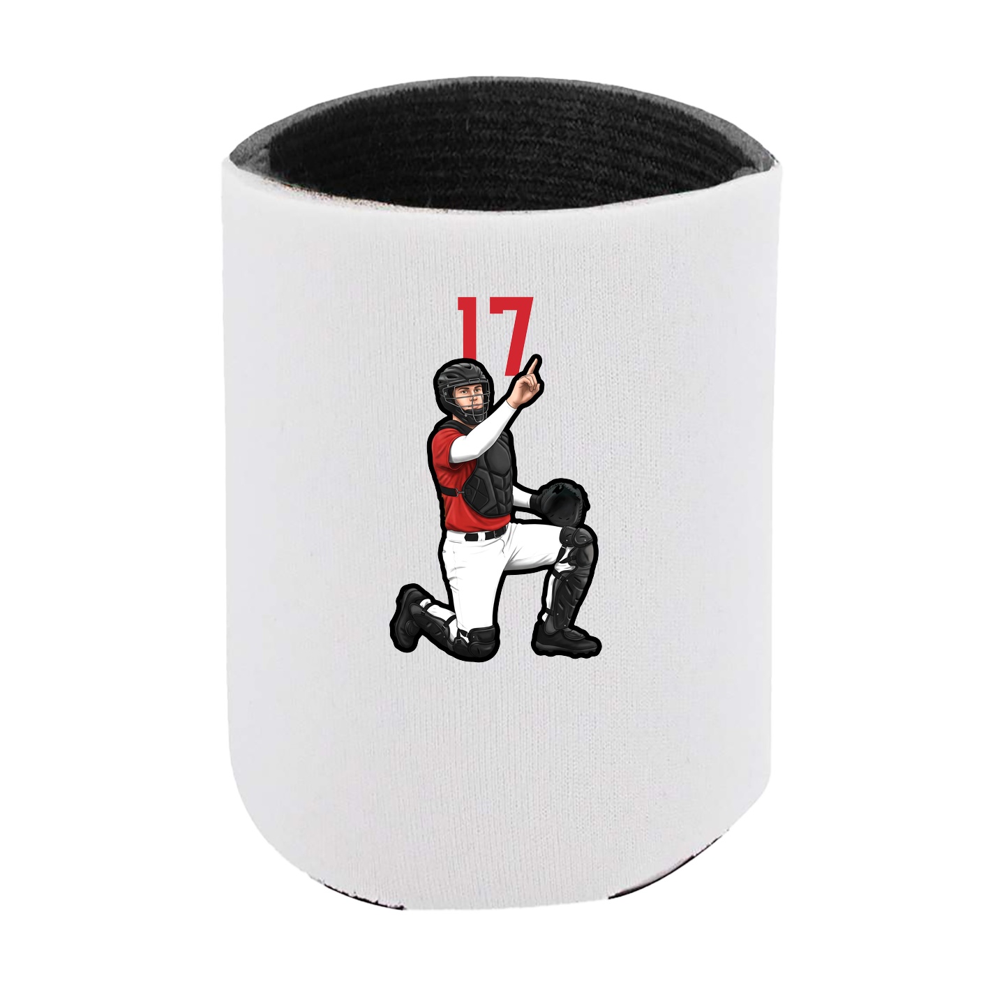 Can Holder — Number Top in White
