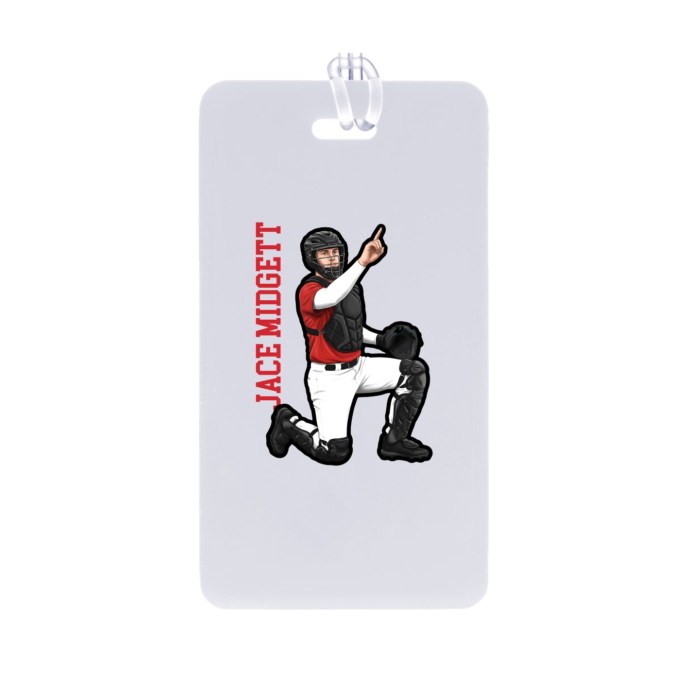 Bag Tag — Name Vertical in Classic