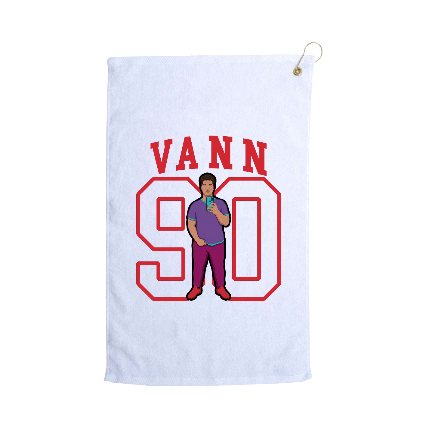 Golf Towel — Shirsey in White
