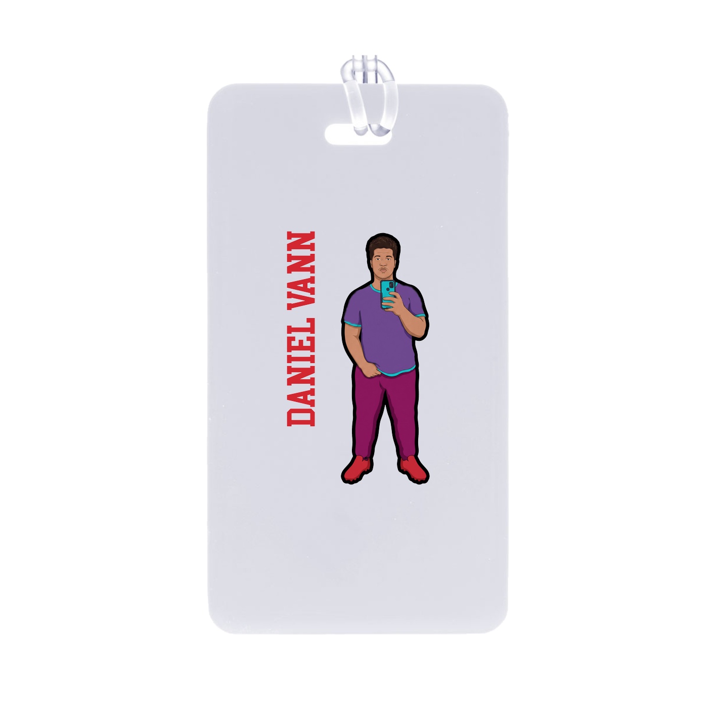 Bag Tag — Name Vertical in Classic