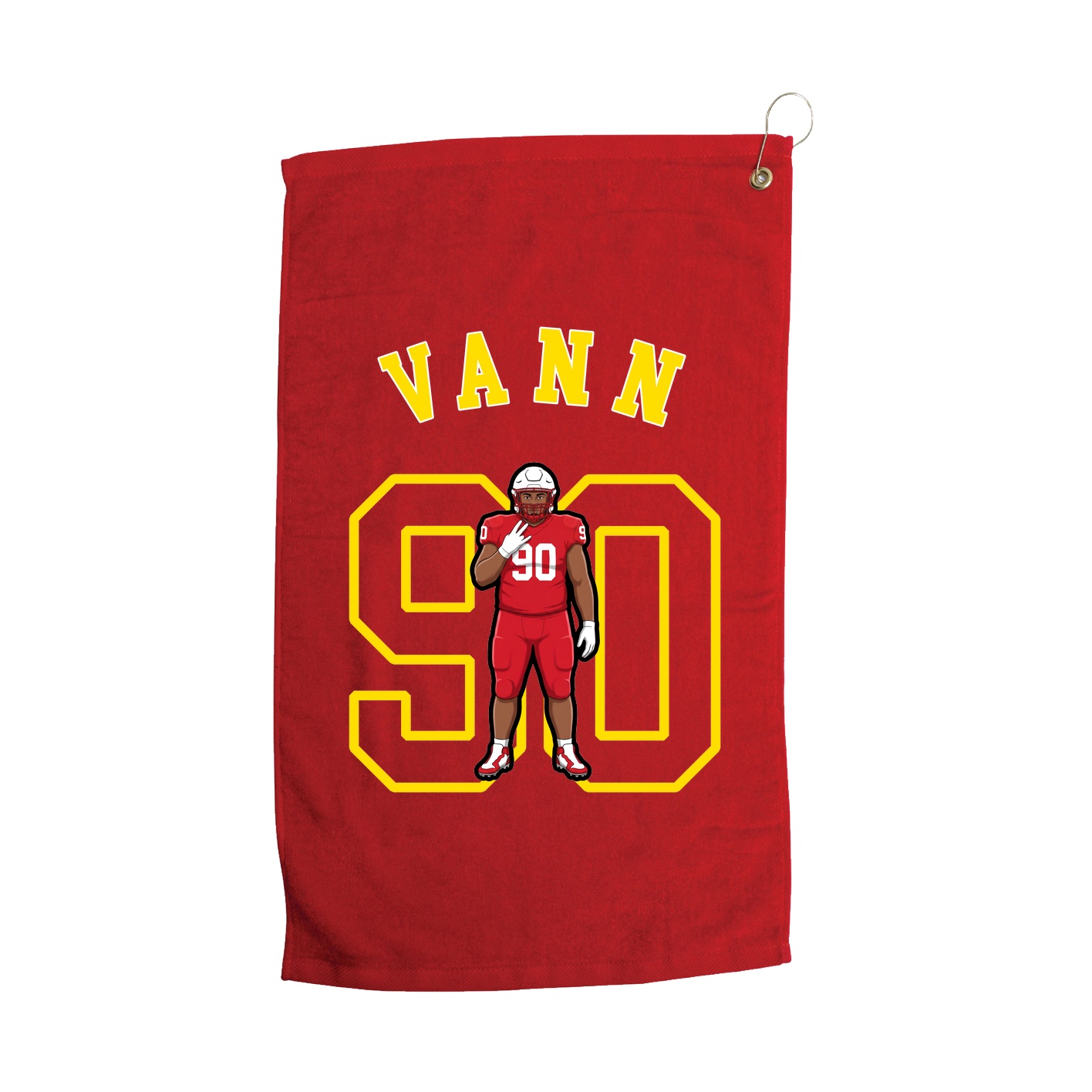 Golf Towel — Shirsey Arch in Red