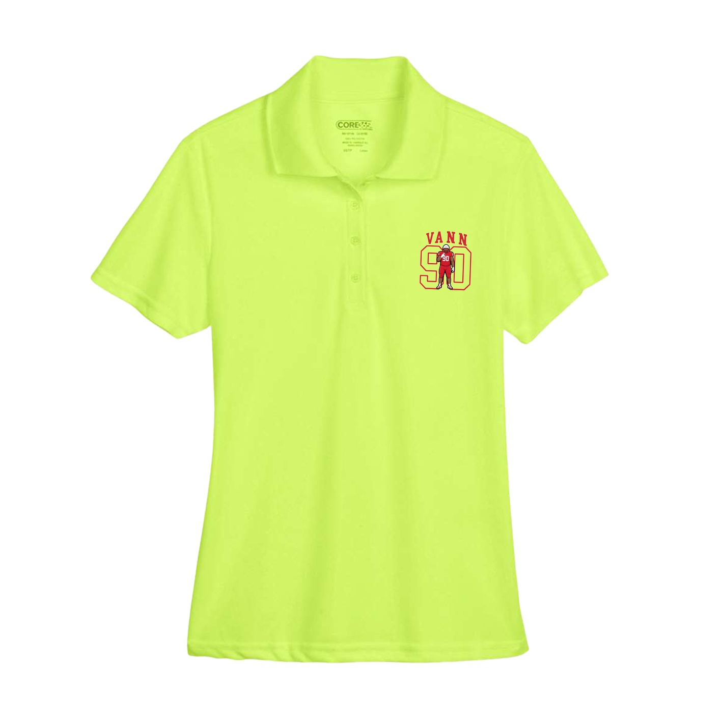 Womens Performance Polo — Shirsey in Yellow