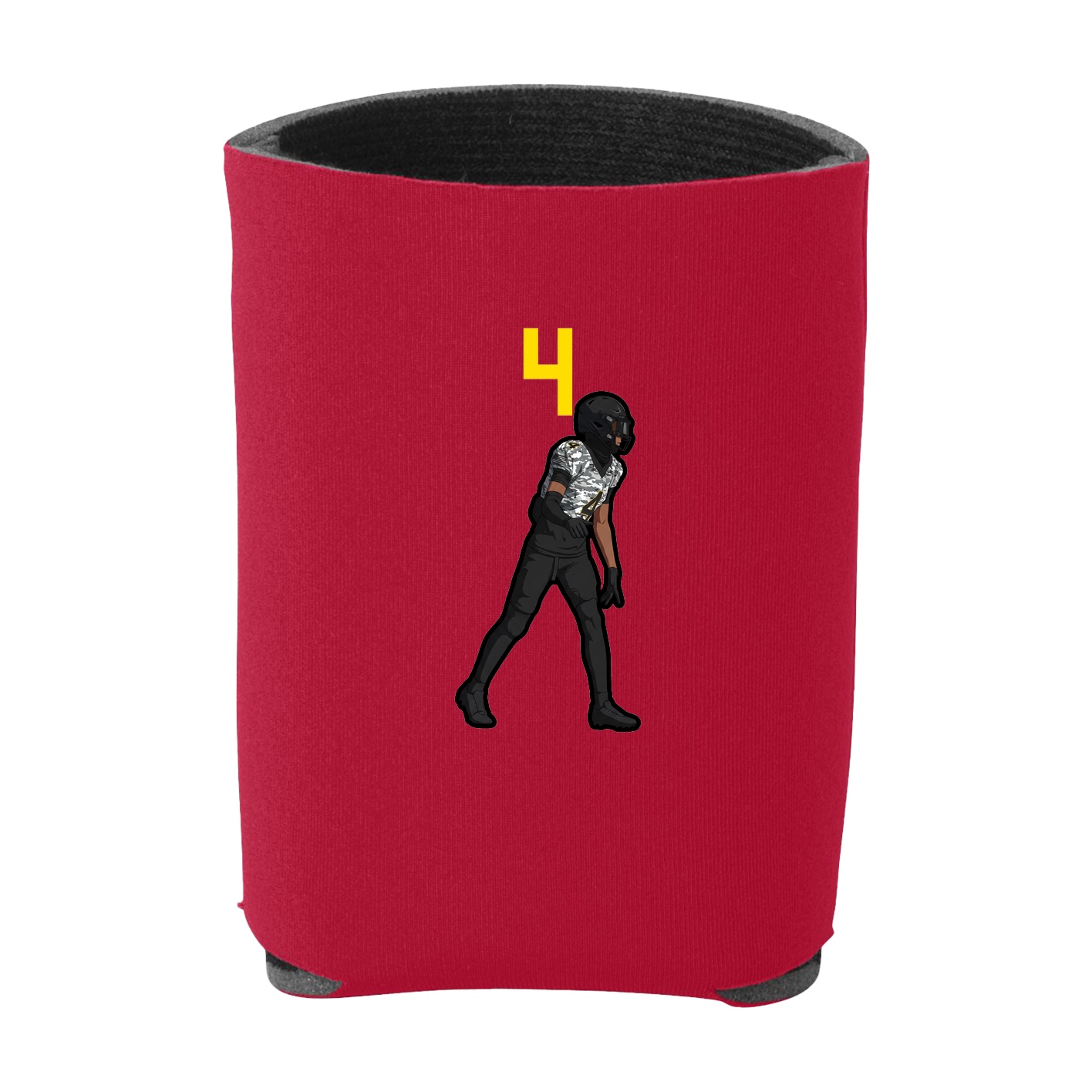 Can Holder — Number Top in Red
