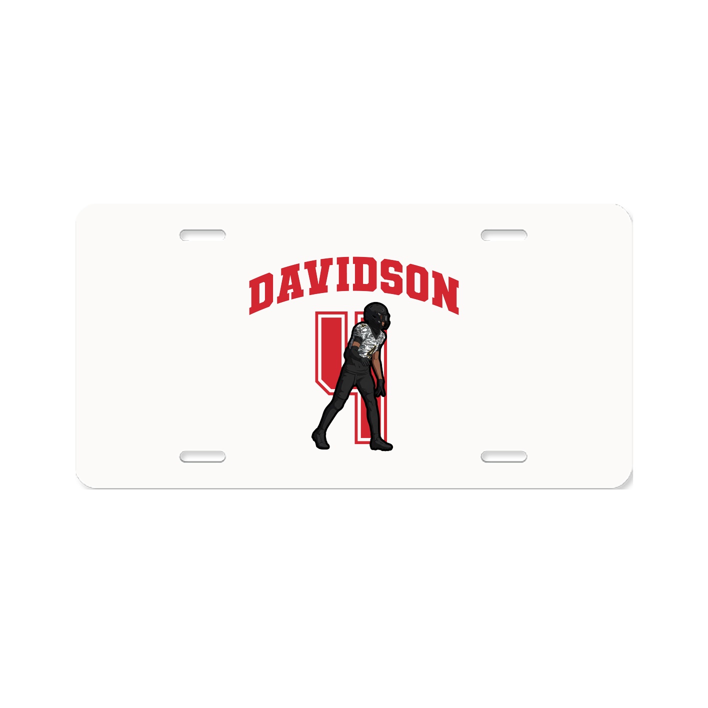 License Plate — Number in Classic