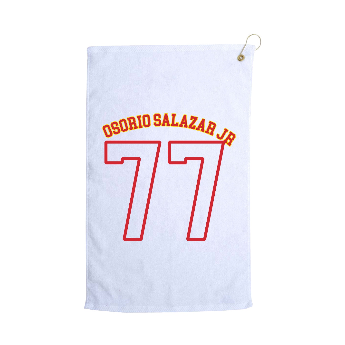 Golf Towel — Shirsey Arch in White