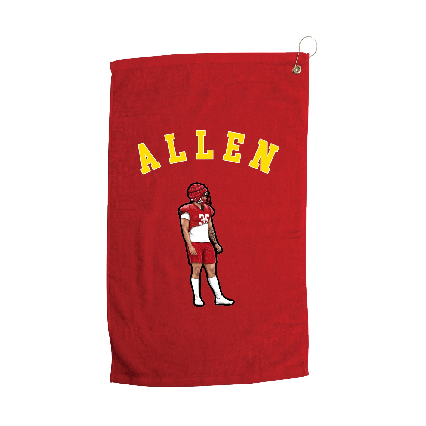 Golf Towel — Shirsey Arch in Red