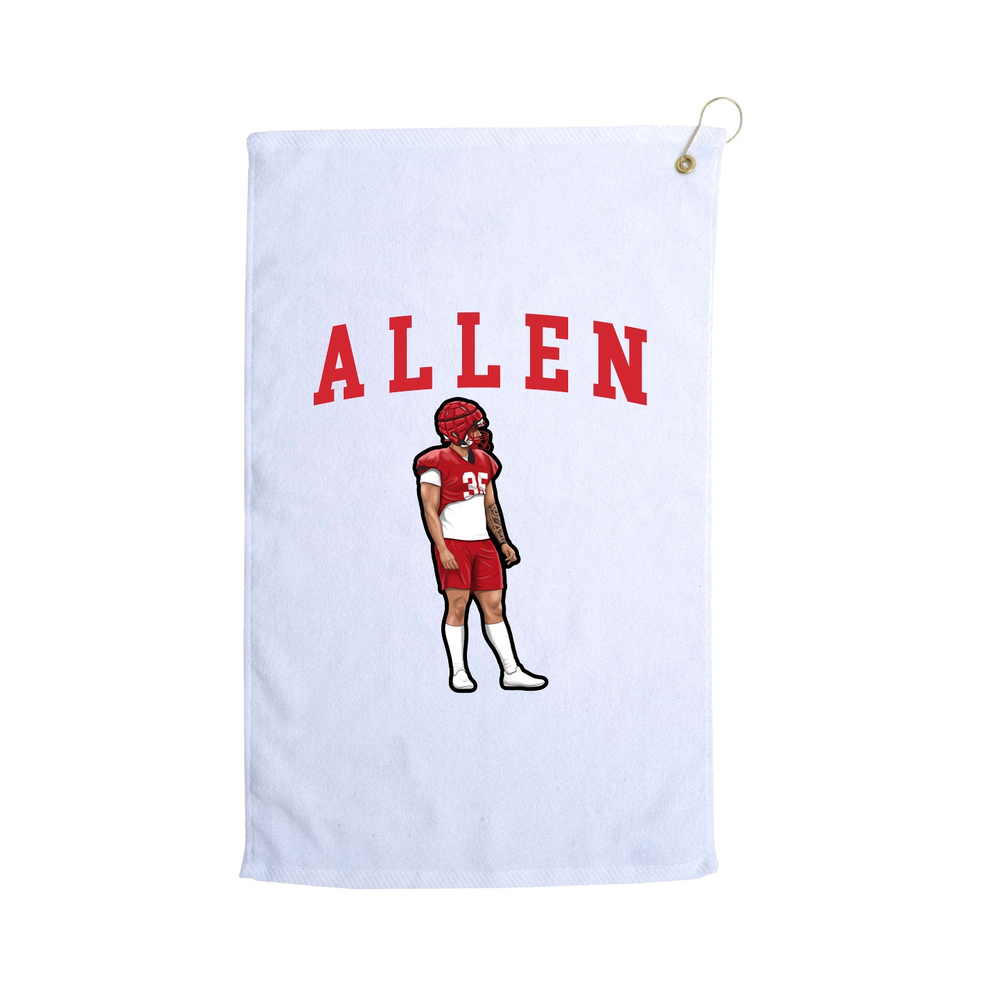 Golf Towel — Shirsey in White