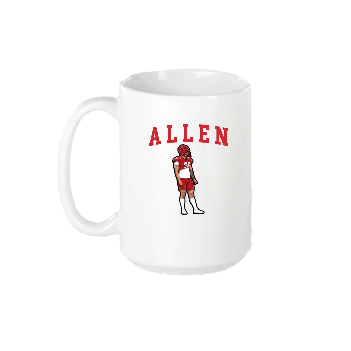 15oz Coffee Mug — Shirsey in White