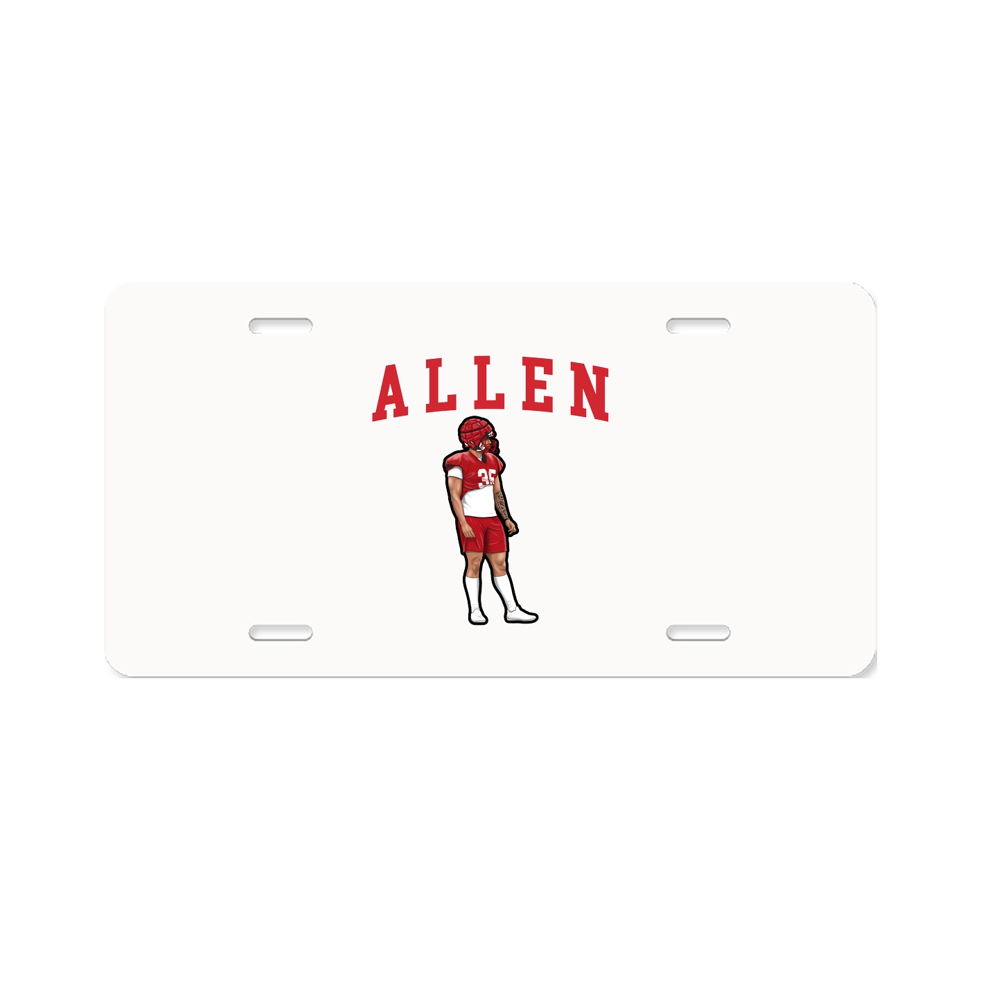 License Plate — Shirsey in Classic