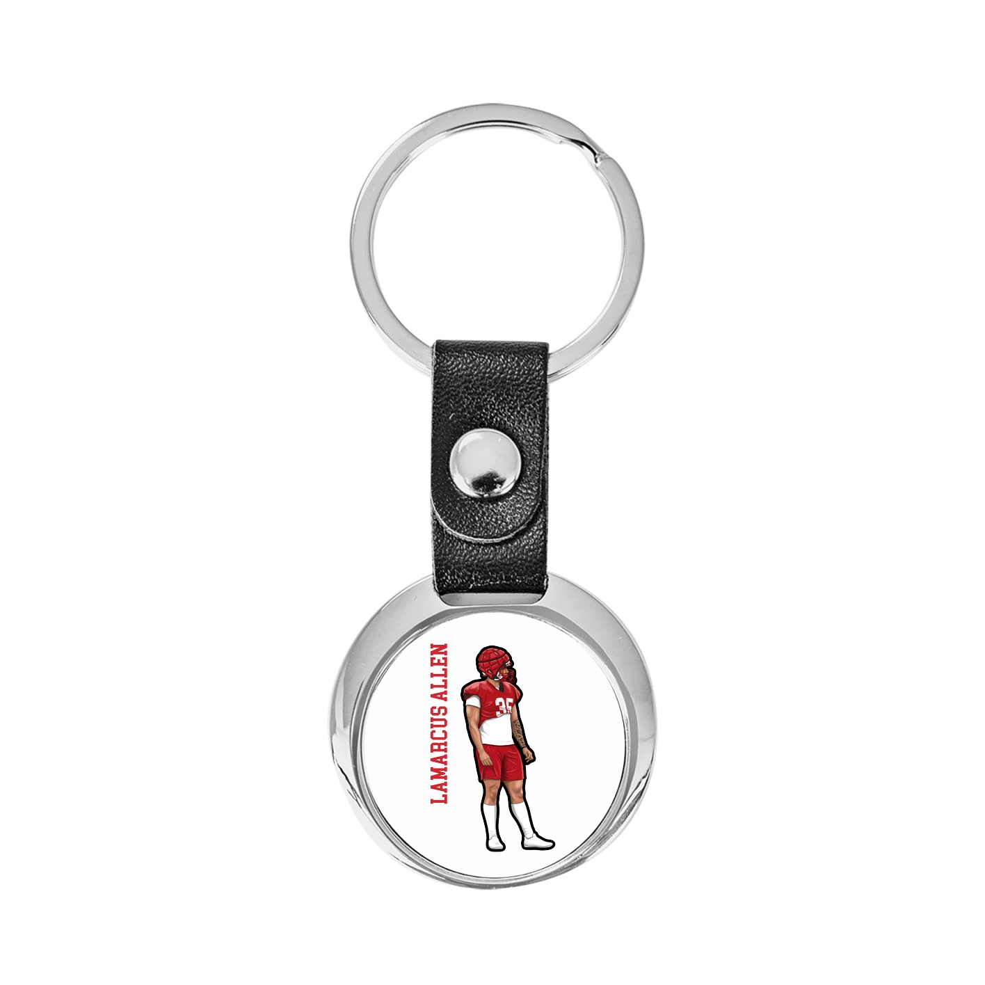 Key Chain — Name Vertical in Classic