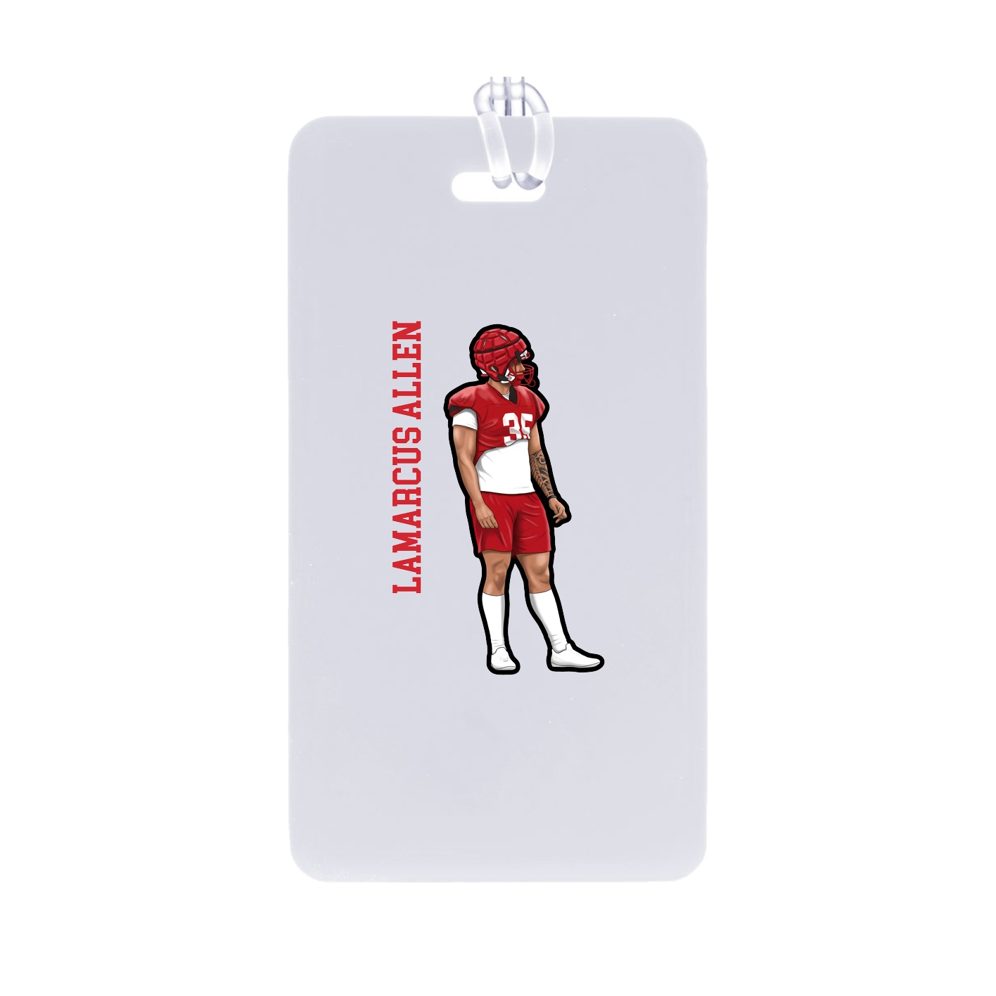 Bag Tag — Name Vertical in Classic