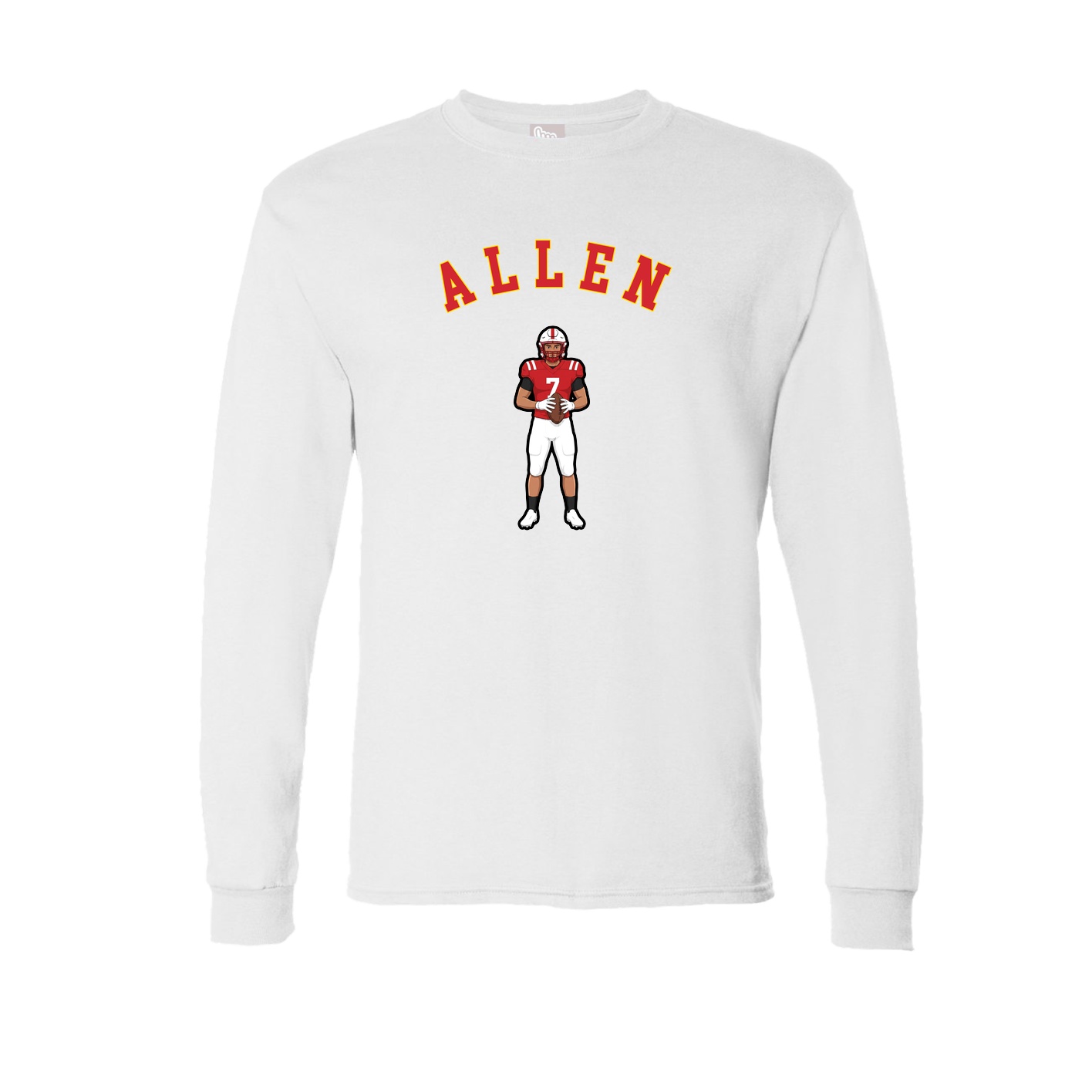 Long Sleeve Tee — Shirsey Arch in White