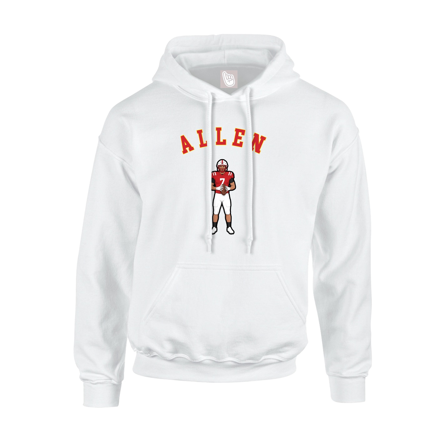 Hoodie — Shirsey Arch in White