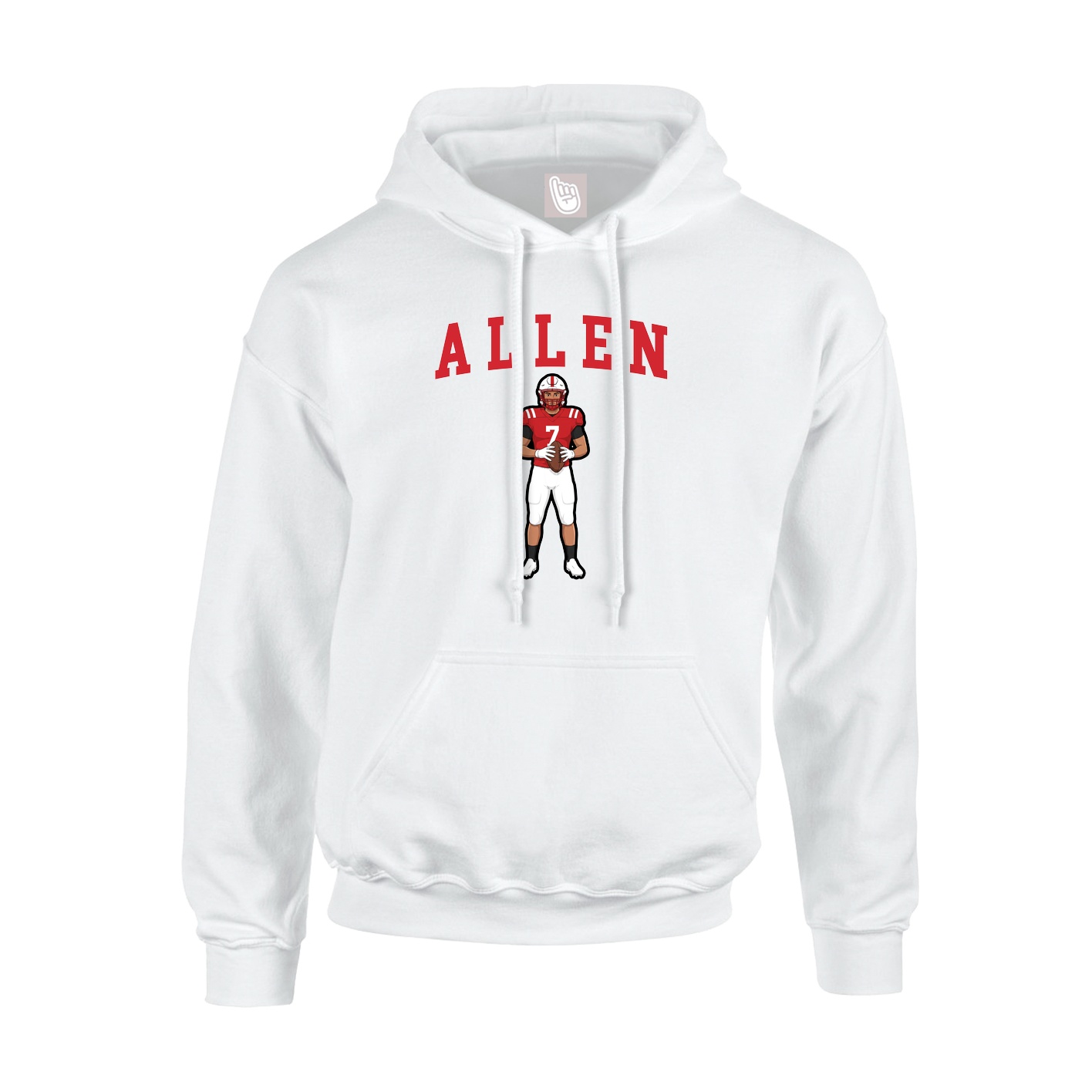 Hoodie — Shirsey in White