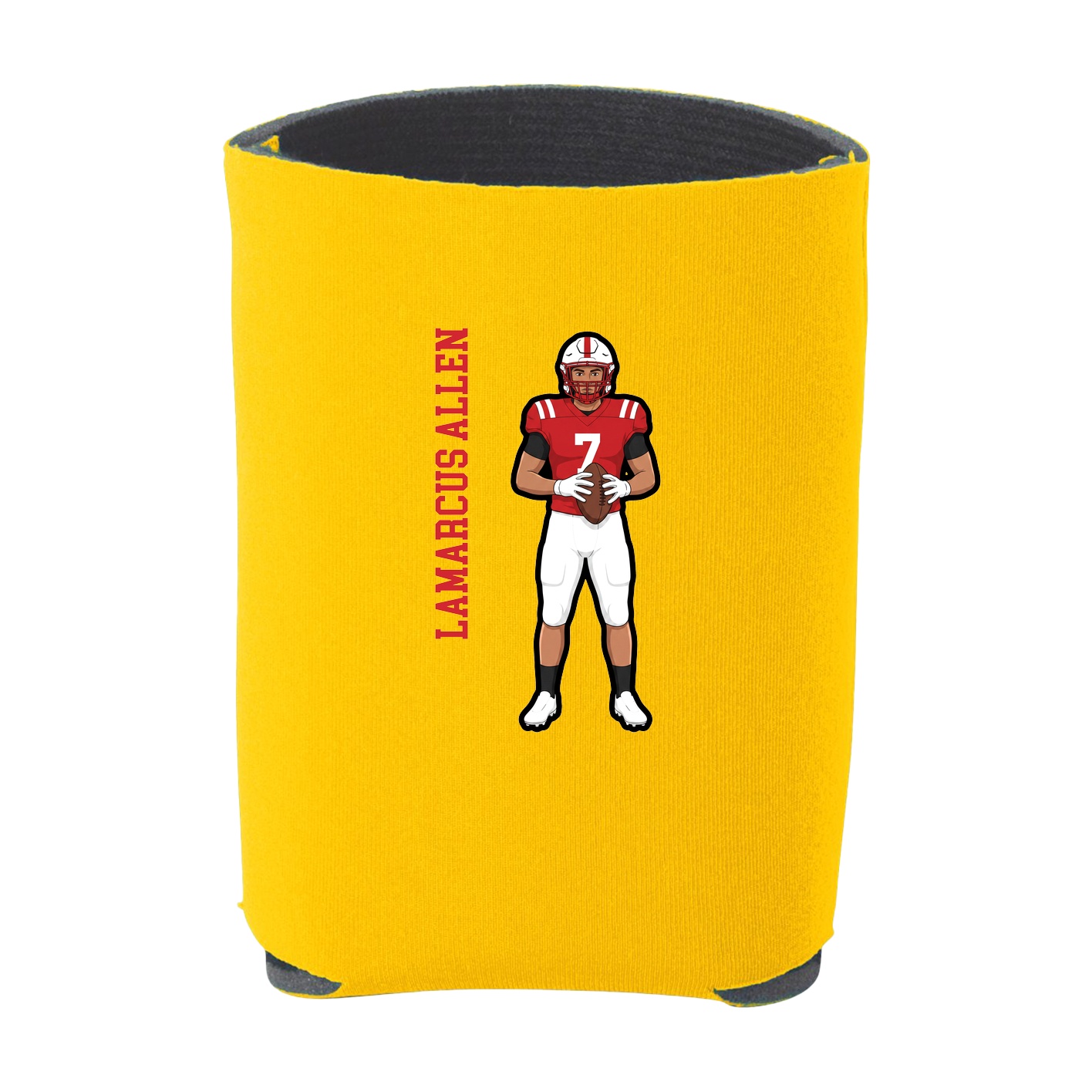 Can Holder — Name Vertical in Yellow