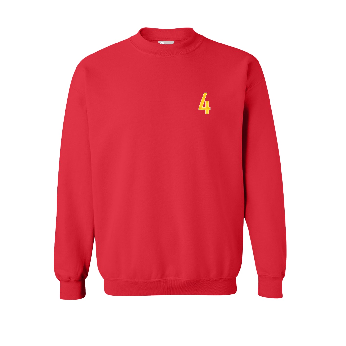 Fleece Crew — Front Shirsy in Red