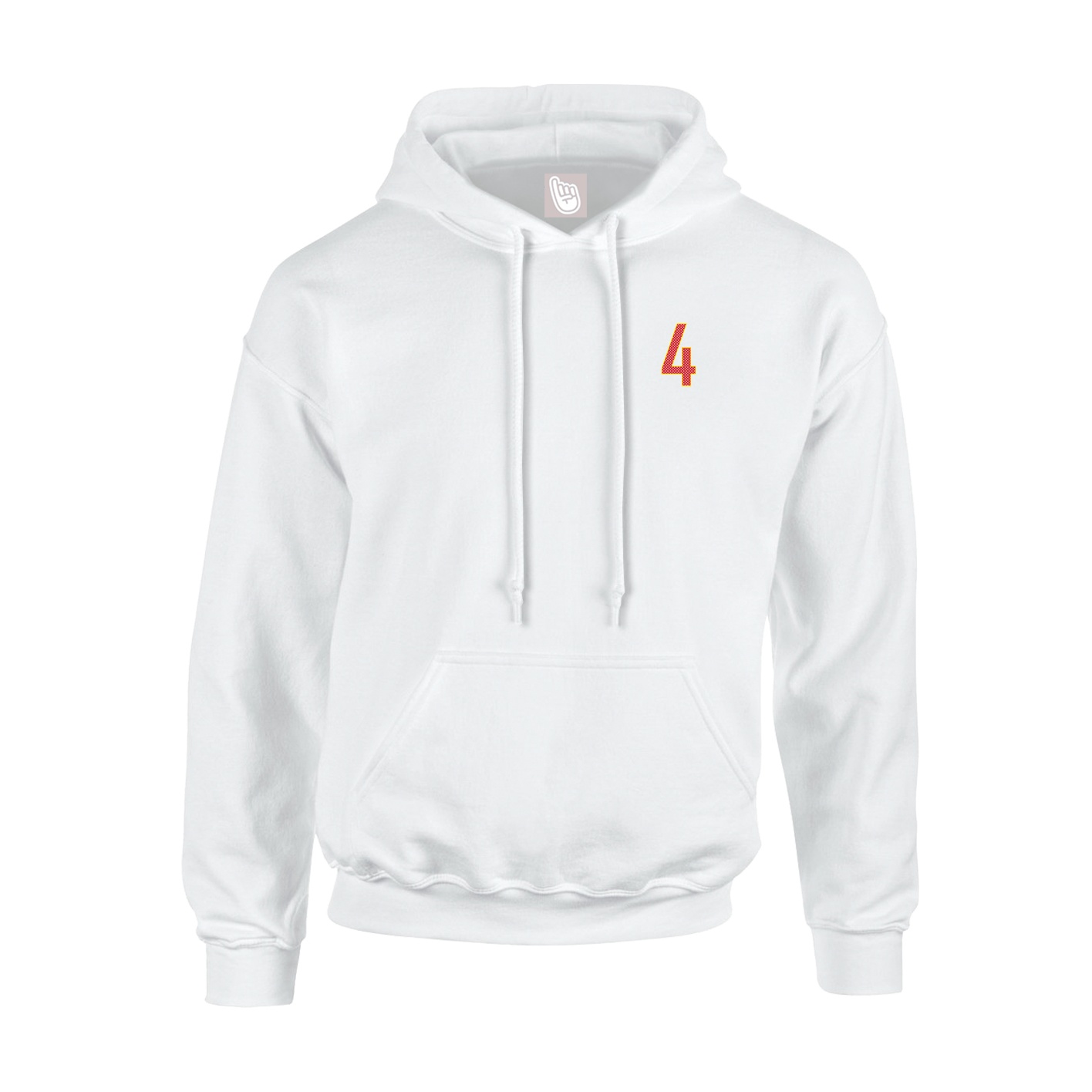 Youth Hoodie — Front Shirsy in White