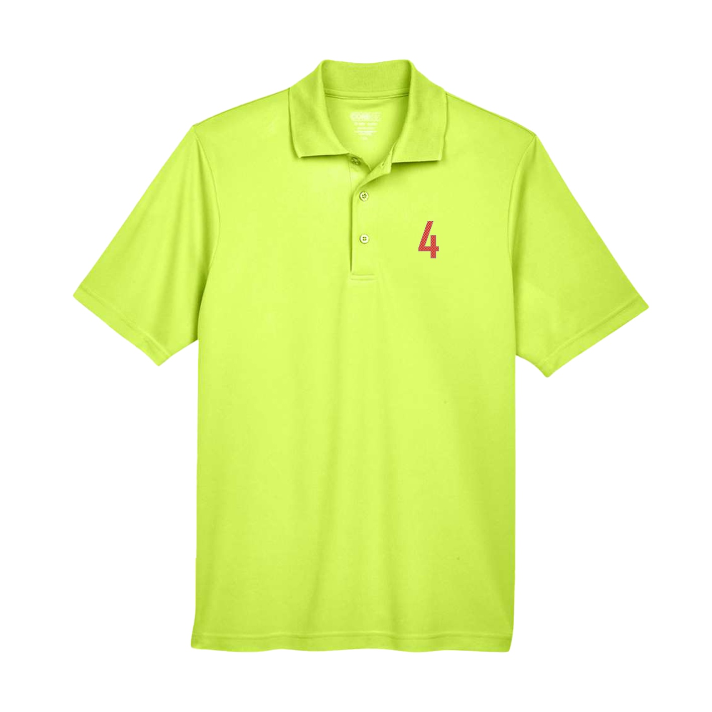 Performance Polo — Front Shirsy in Yellow