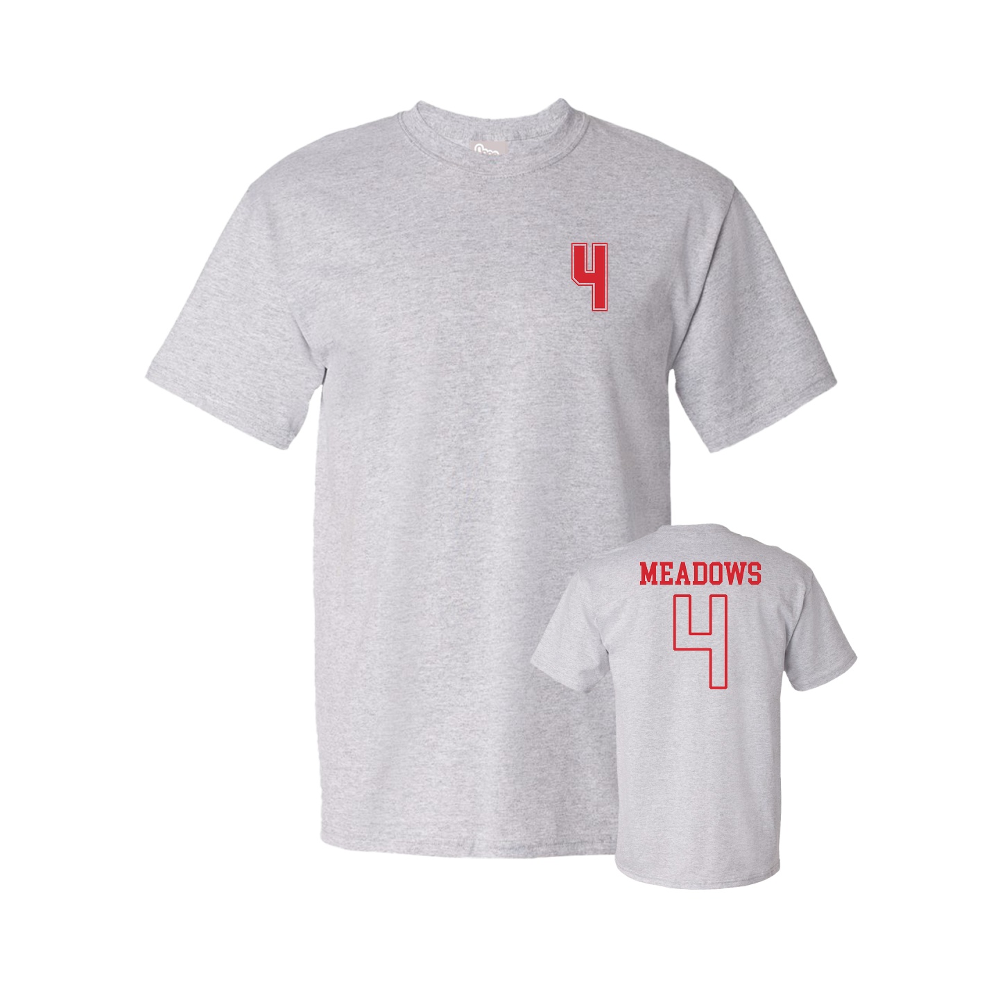 Tee — Chest Back in Grey