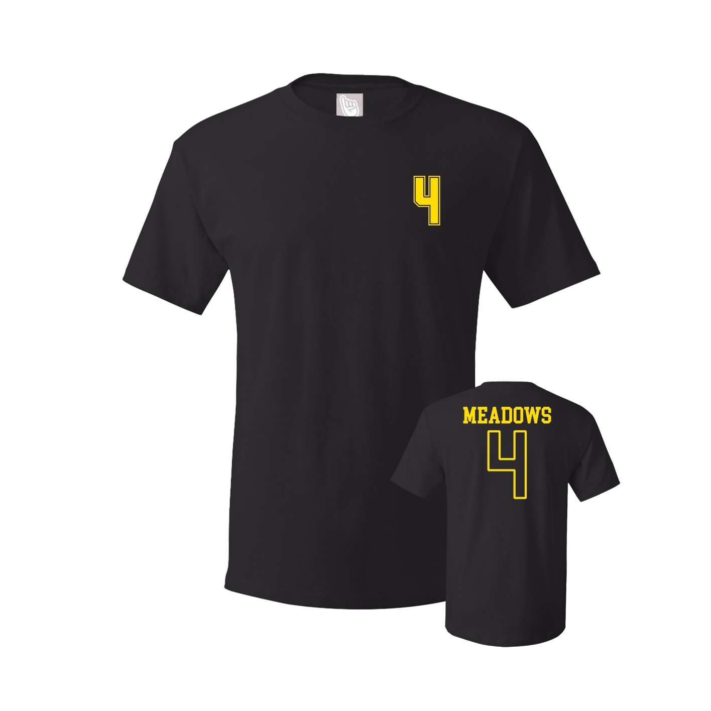 Youth Tee — Chest Back in Black