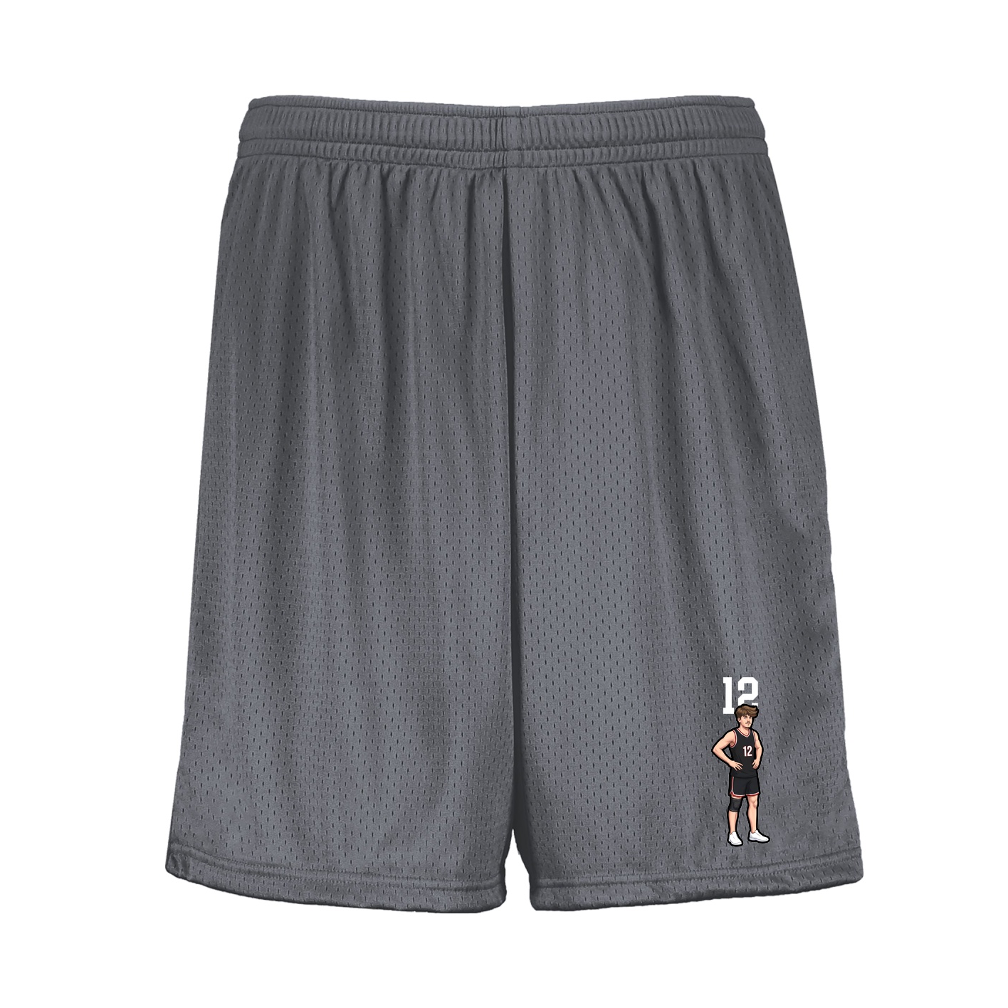Shorts — Number Top in Grey