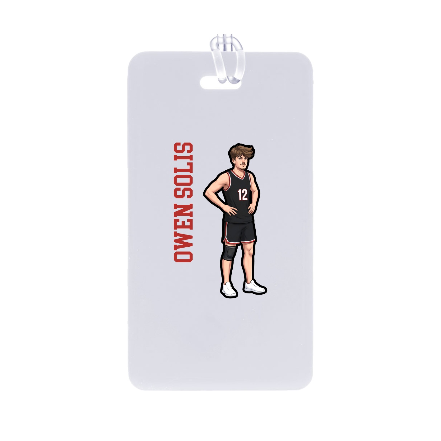 Bag Tag — Name Vertical in Classic