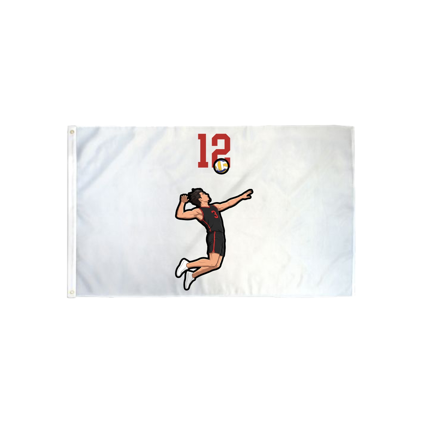 3x5 Flag — Number Top in Classic