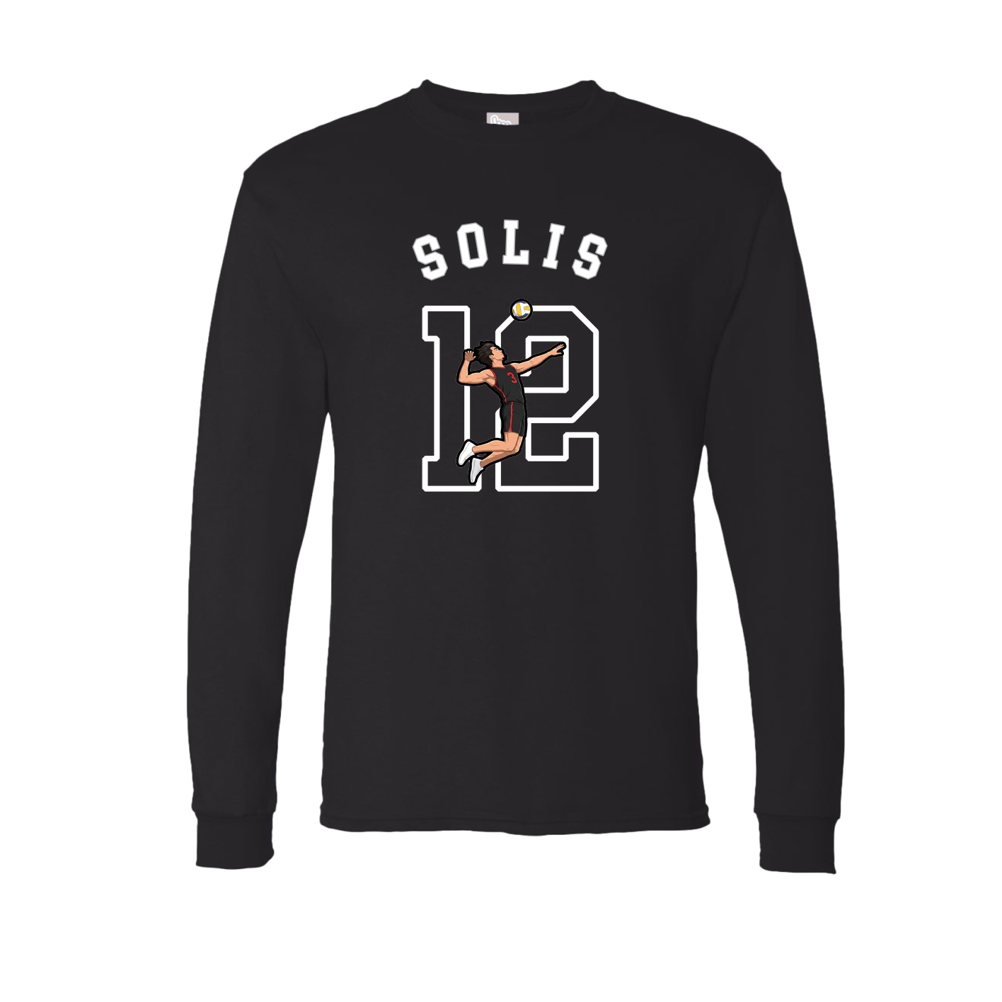 Long Sleeve Tee — Shirsey Arch in Black