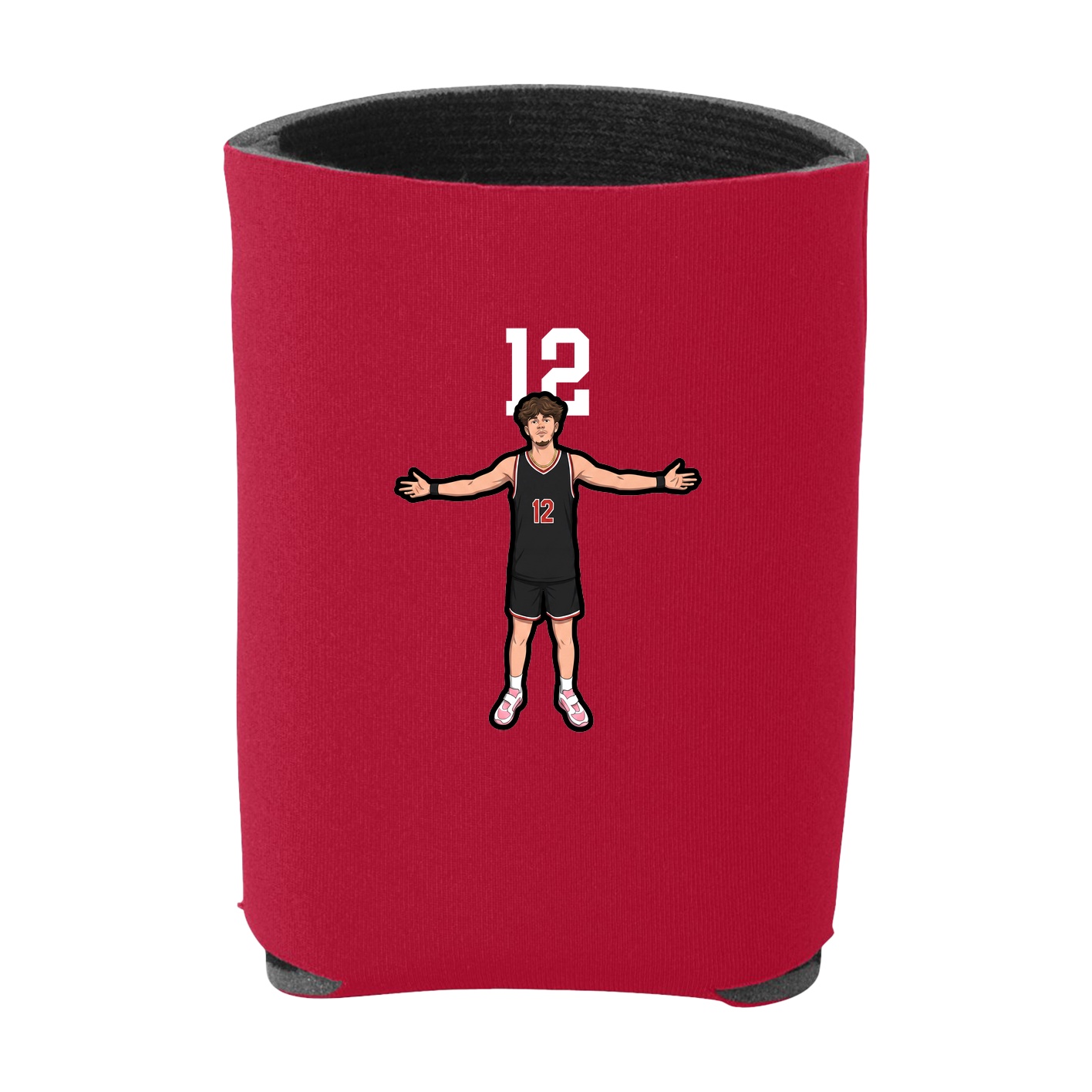 Can Holder — Number Top in Red