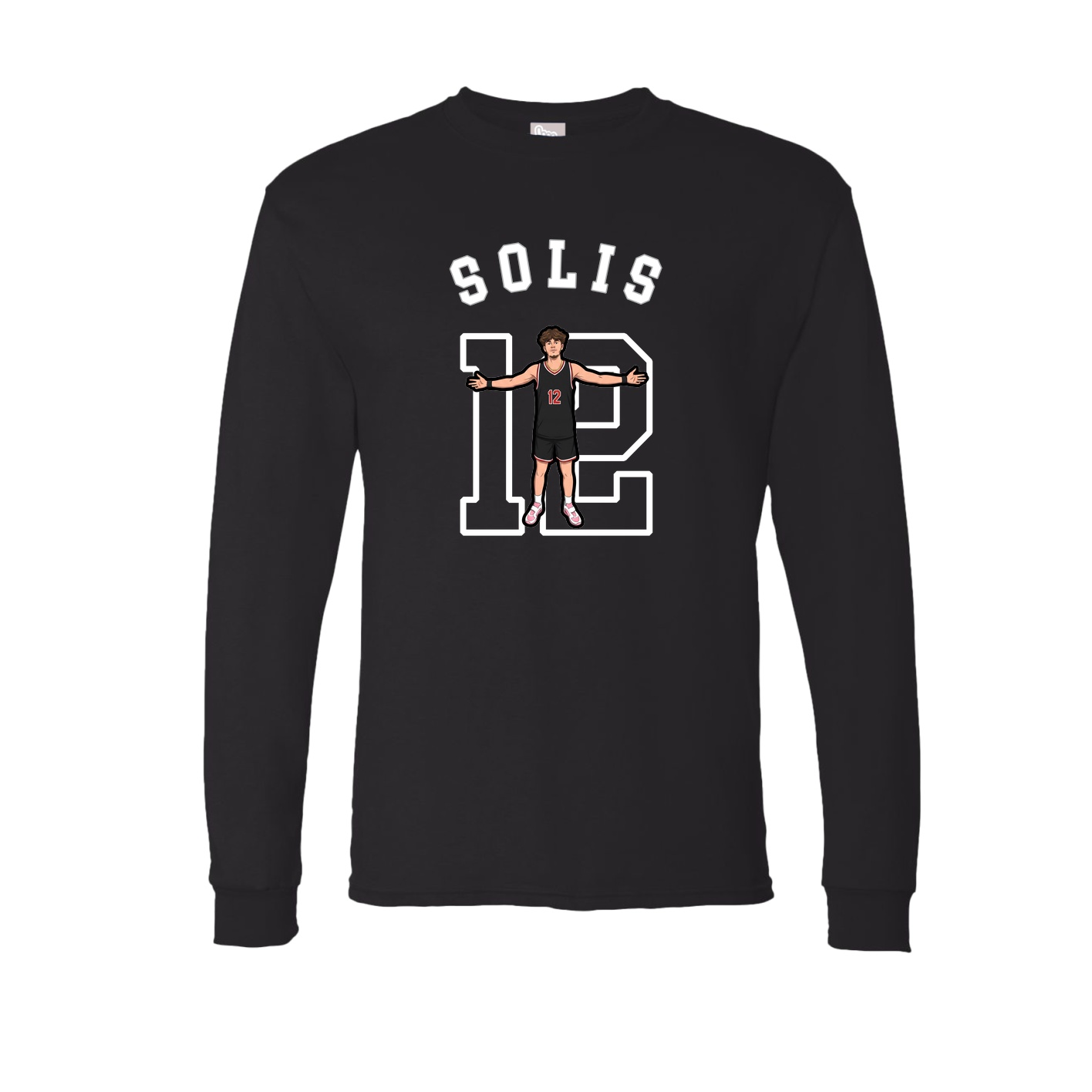 Long Sleeve Tee — Shirsey Arch in Black