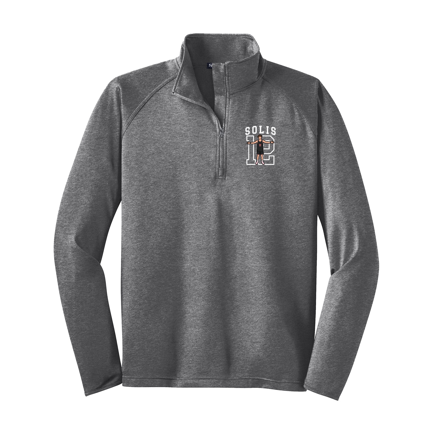 Q-Zip Pullover — Shirsey in Grey