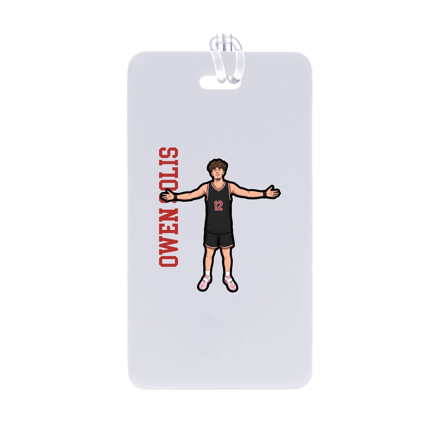 Bag Tag — Name Vertical in Classic