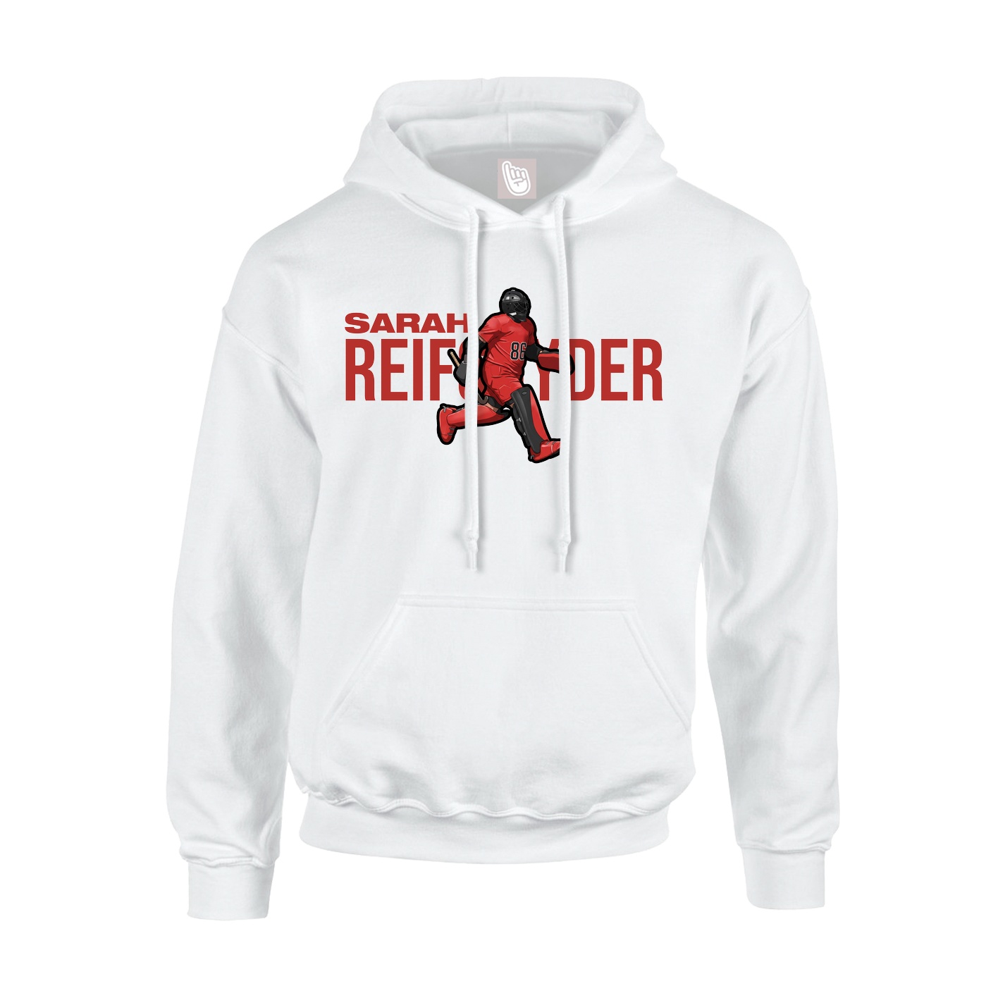 Hoodie — Player Name in White