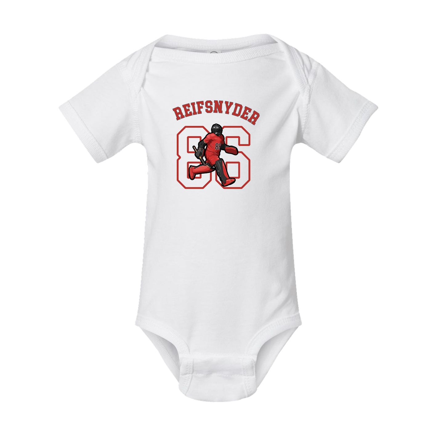 Baby Onesie — Shirsey Arch in White