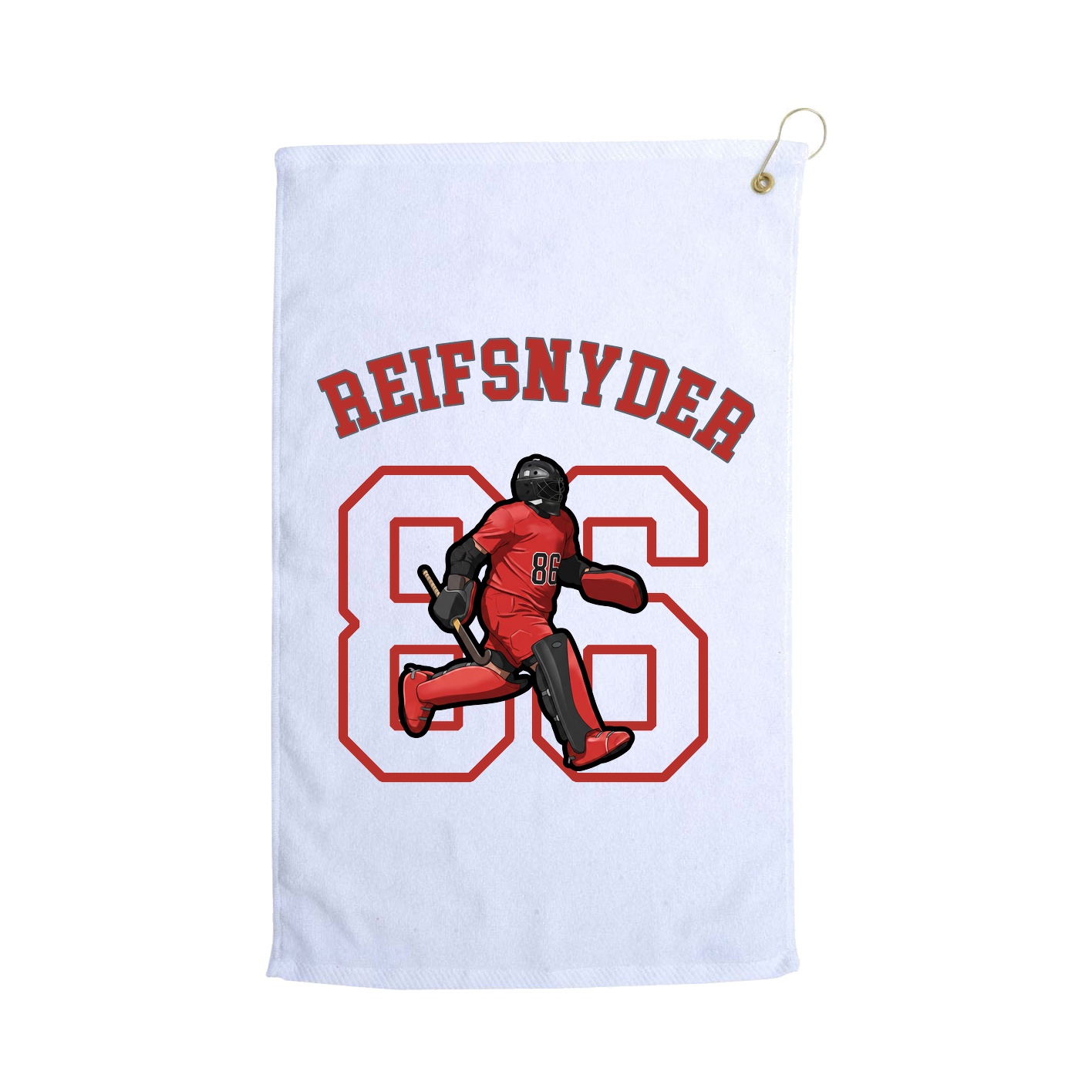 Golf Towel — Shirsey Arch in White