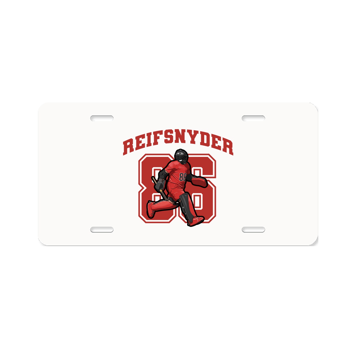 License Plate — Number in Classic
