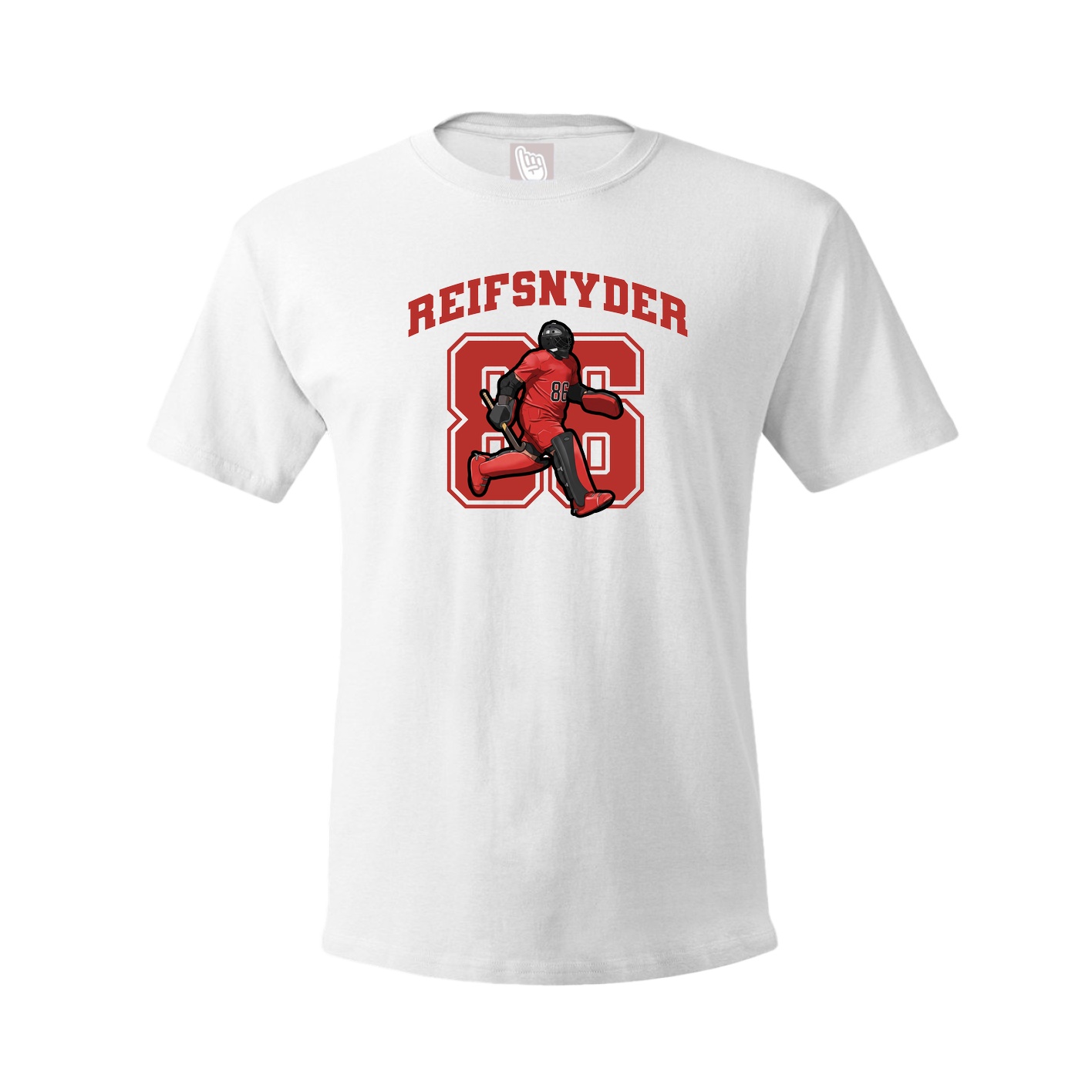 Tee — Number in White