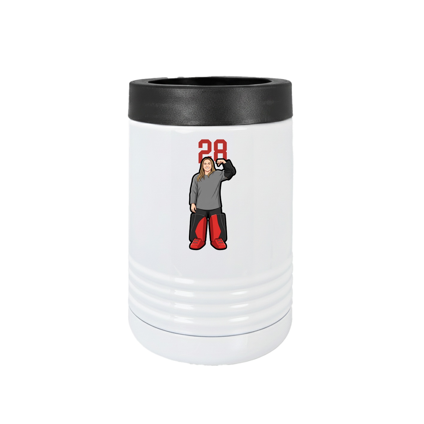 Beverage Holder — Number Top in White