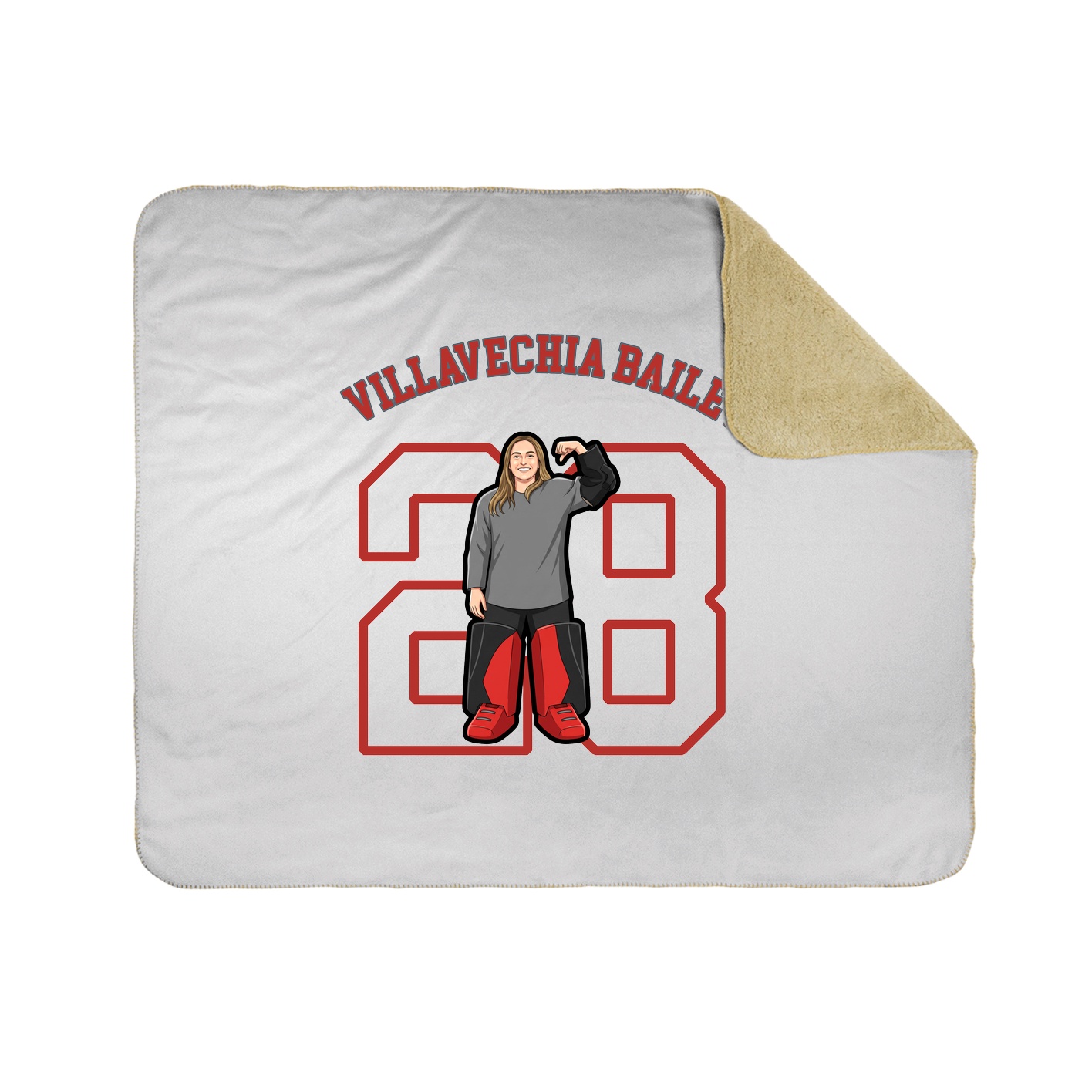 Throw Blanket — Shirsey Arch in White