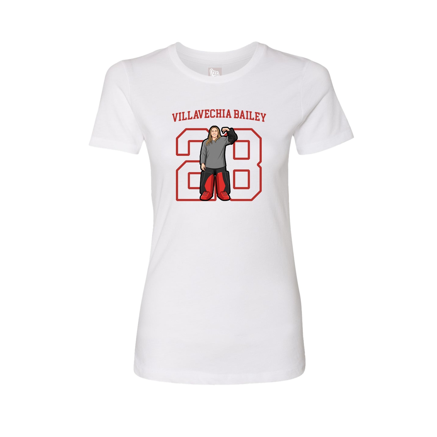Fitted Women's Tee — Shirsey in White