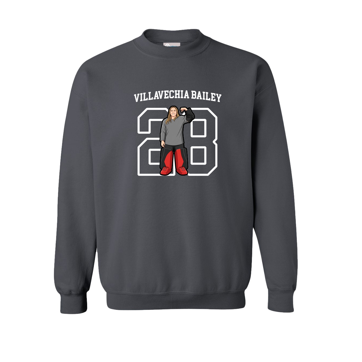 Fleece Crew — Shirsey in Grey