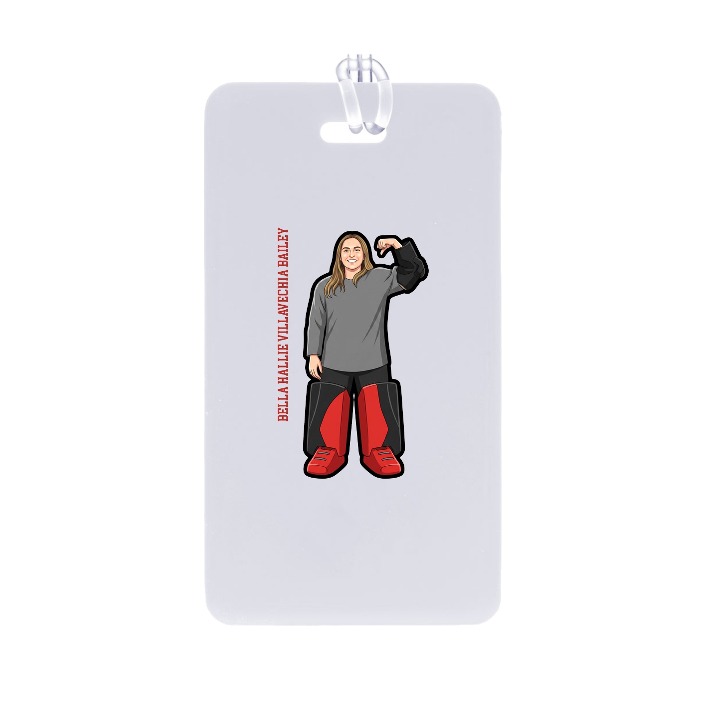 Bag Tag — Name Vertical in Classic