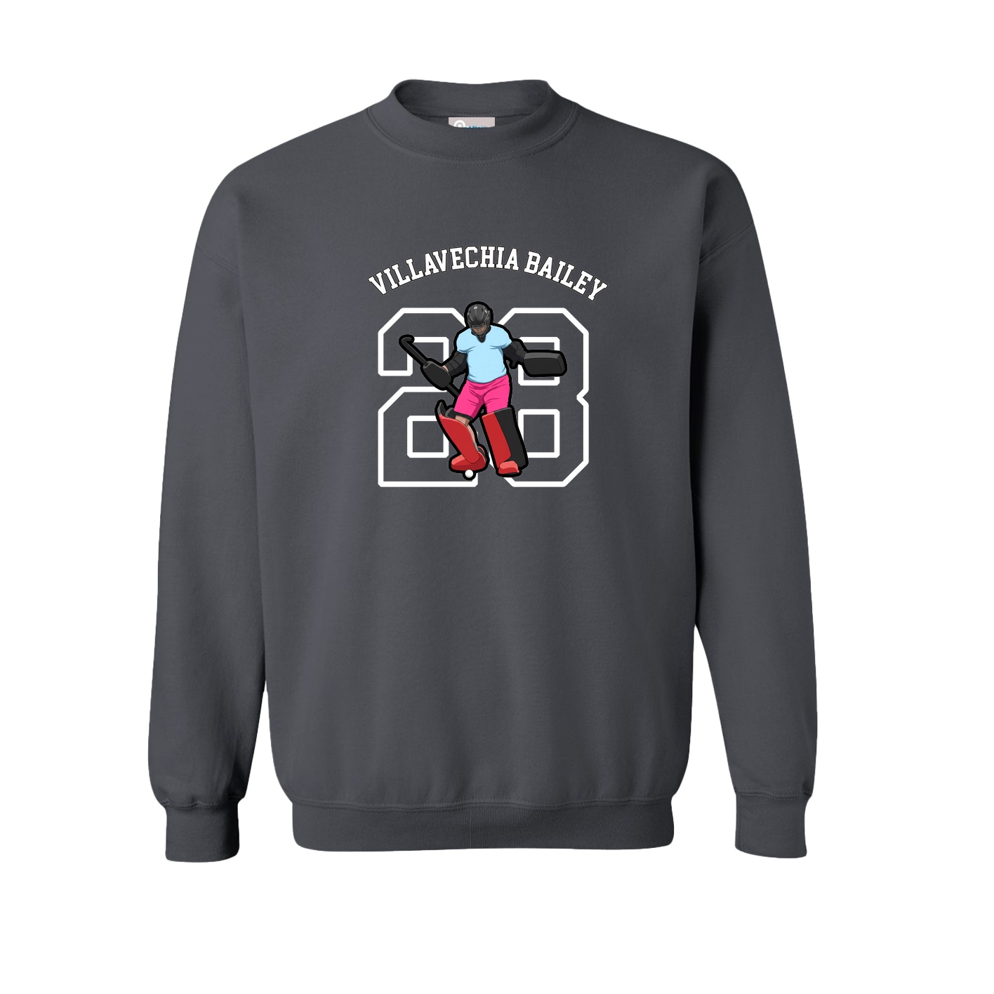 Fleece Crew — Shirsey Arch in Grey