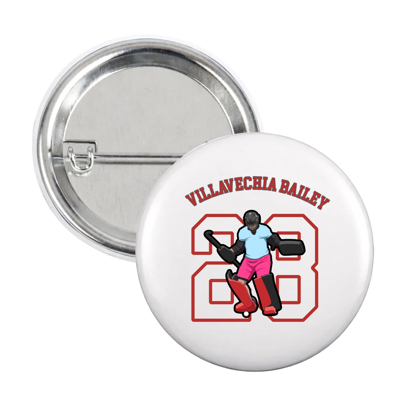 Game Day Button — Shirsey Arch in White