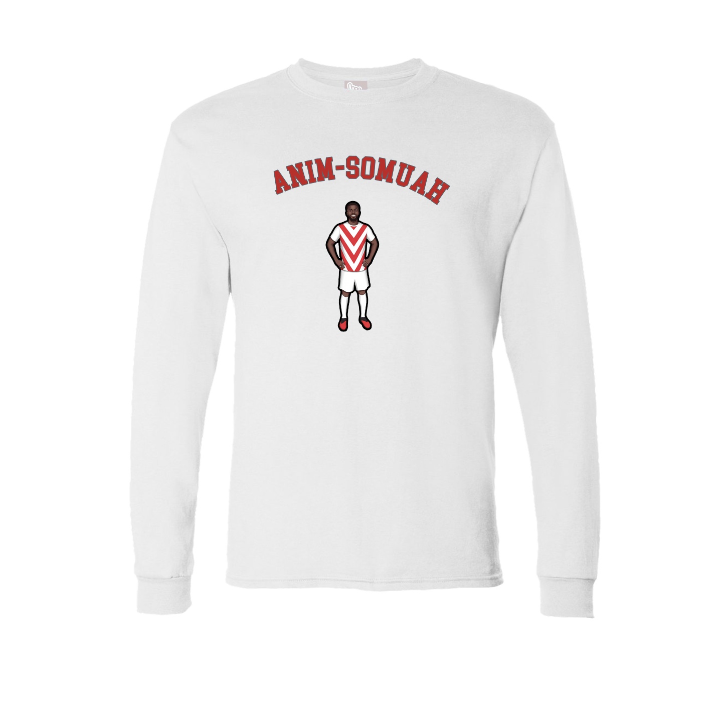 Long Sleeve Tee — Shirsey Arch in White
