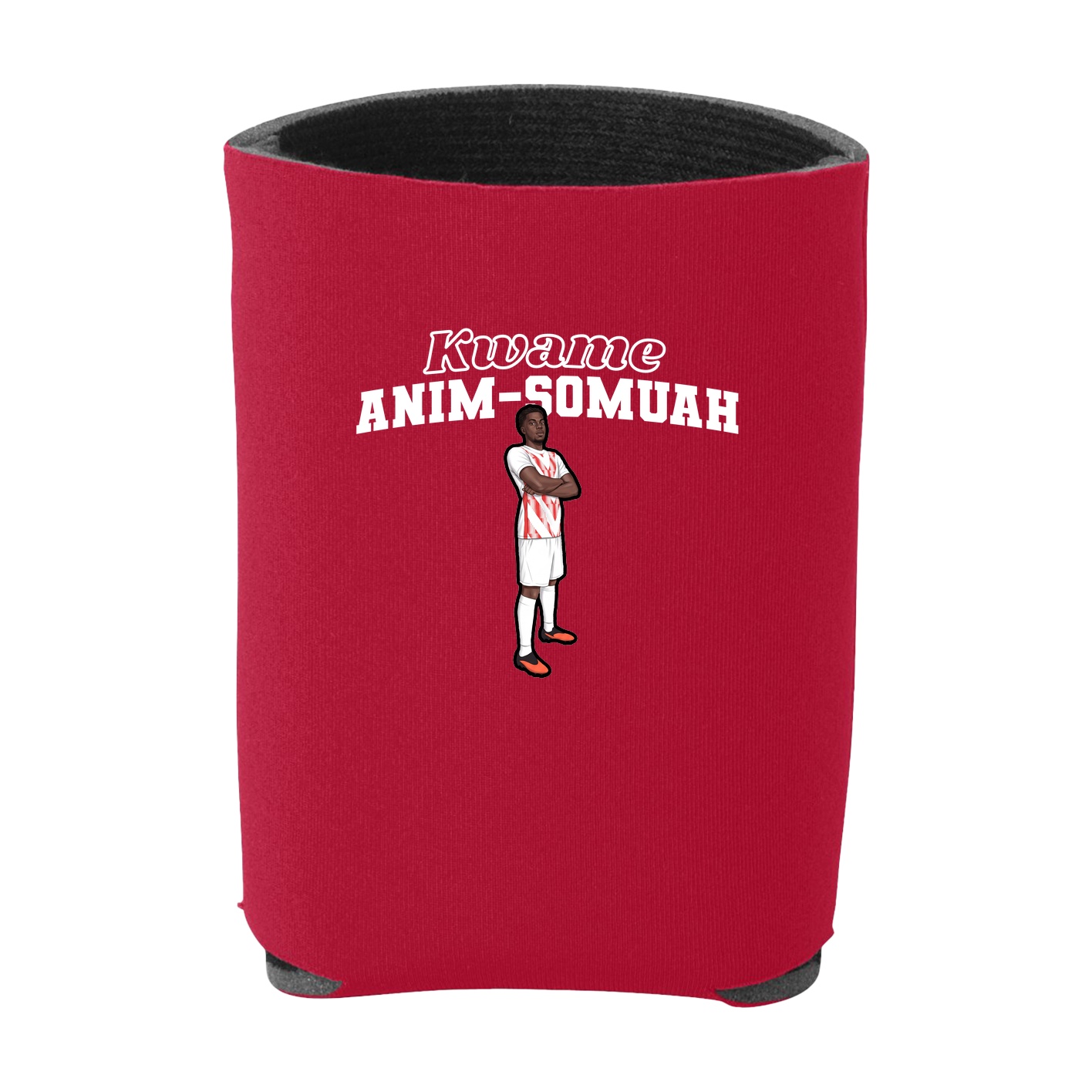 Can Holder — Name Arch in Red