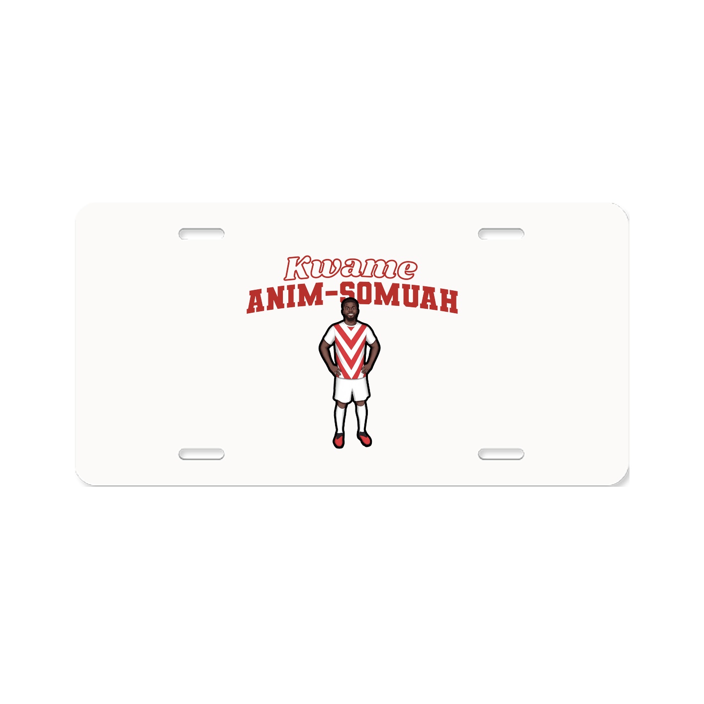 License Plate — Name Arch in Classic